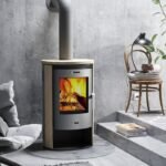 ACCENTE Kaminofen Nyborg 3.0, Sandstein, 7,5 kW – schwarz/sandstein – Bild 6