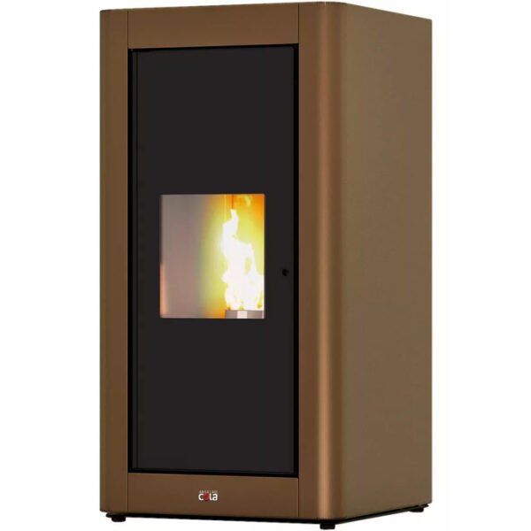 BLAZE Pelletofen Pop, 12,7 kw, WiFi-fähig – schwarz/bronze