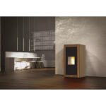 BLAZE Pelletofen Pop, 12,7 kw, WiFi-fähig – schwarz/bronze – Bild 2
