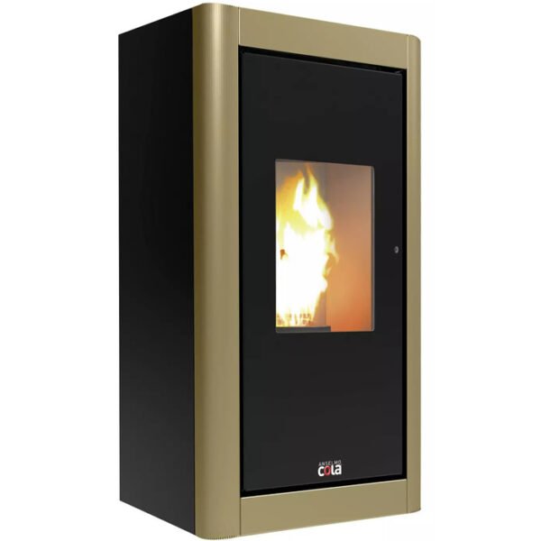 BLAZE Pelletofen Urban, 6,33 kw, WiFi-fähig – schwarz/bronze