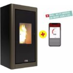 BLAZE Pelletofen Urban, 6,33 kw, WiFi-fähig – schwarz/corten – Bild 2