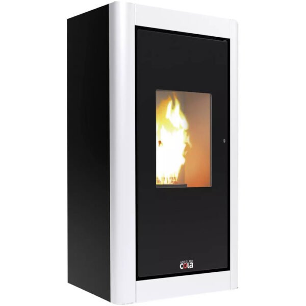 BLAZE Pelletofen Urban, 6,33 kw, WiFi-fähig – schwarz/weiß