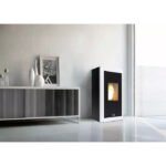 BLAZE Pelletofen Urban, 6,33 kw, WiFi-fähig – schwarz/weiß – Bild 3