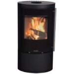 COLOR EMAJL Kaminofen Kolding, Stahl, 7 kW – schwarz – Bild 2