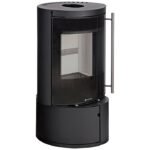 COLOR EMAJL Kaminofen Kolding, Stahl, 7 kW – schwarz – Bild 4