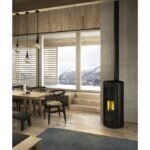 FREEPOINT Pelletofen Breeze, 9,1 kw, WiFi-fähig – schwarz/titanium – Bild 2