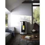 FREEPOINT Pelletofen Globe, 10,5 kw, WiFi-fähig – weiß/schwarz – Bild 3