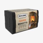 REKORD Braunkohlebriketts 900kg Folienpack auf Euro-Palette – Bild 2