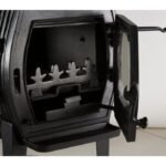 GLOBEFIRE Gussofen Charon I, Gusseisen, 7 kW – schwarz – Bild 2