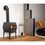 GLOBEFIRE Gussofen Charon I, Gusseisen, 7 kW – schwarz – Bild 5