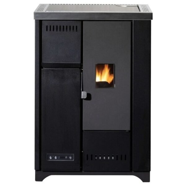 GLOBEFIRE Pelletherd Pasquale, 6,7 kw – schwarz