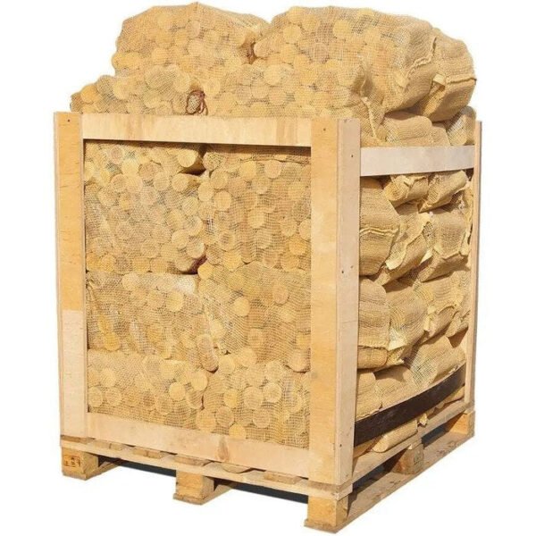 Birkenholz Kaminholz 28 cm 36 Säcke à 40 Liter Palette