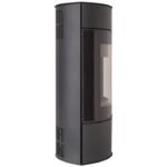 THERMIA Kaminofen Nürnberg XL, Stahl, 8 kW – schwarz – Bild 3