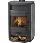 WAMSLER Kaminofen Norden, Naturstein, 7,5 kW – Steingrau
