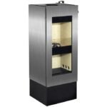 XEOOS Kaminofen x8 Patagonia, EdelStahl, 8 kW – silber – Bild 4