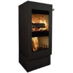 XEOOS Kaminofen x8 Patagonia, Stahl, 8 kW – anthrazit – Bild 2