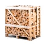 Brennholz Gigant Kammergetrocknetes Esche Kaminholz 25cm Halbe Palette – Bild 3