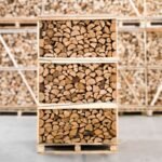 Brennholz Gigant Eiche Kaminholz Kammergetrocknet Palette 33cm 850kg – Bild 3